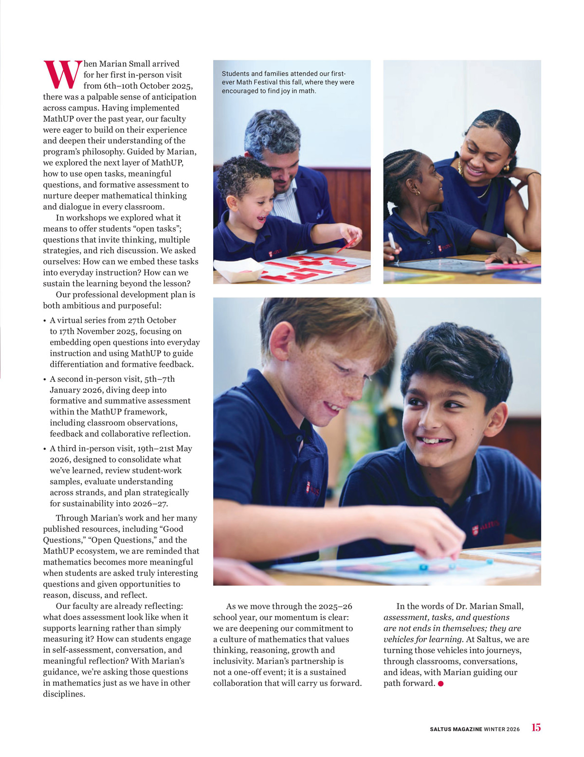 Saltus Magazine — Winter 2026