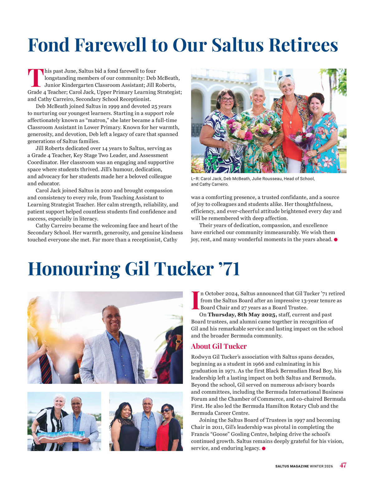 Saltus Magazine — Winter 2026