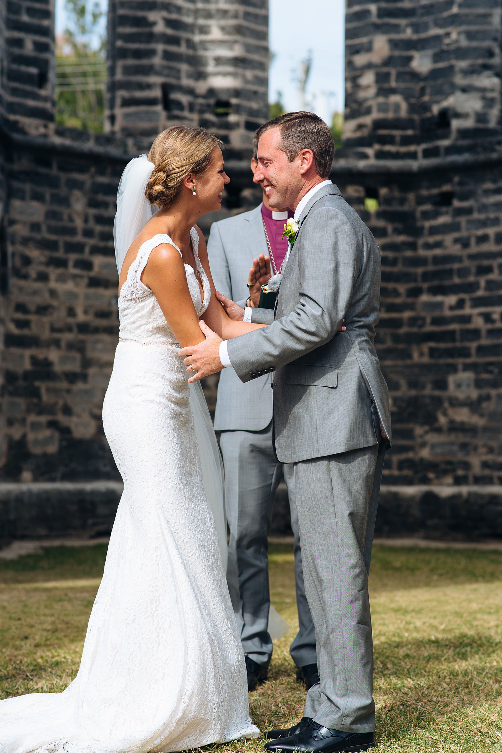 The wedding of Alex & Ben at The Unfinished Church, St. George's