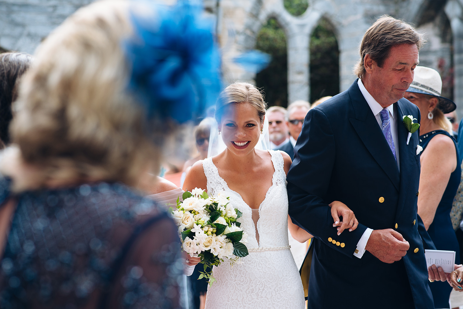 The wedding of Alex & Ben at The Unfinished Church, St. George's