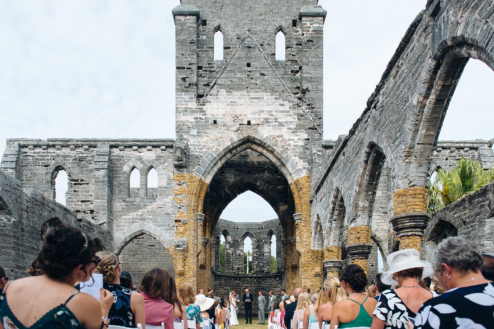 The wedding of Alex & Ben at The Unfinished Church, St. George's