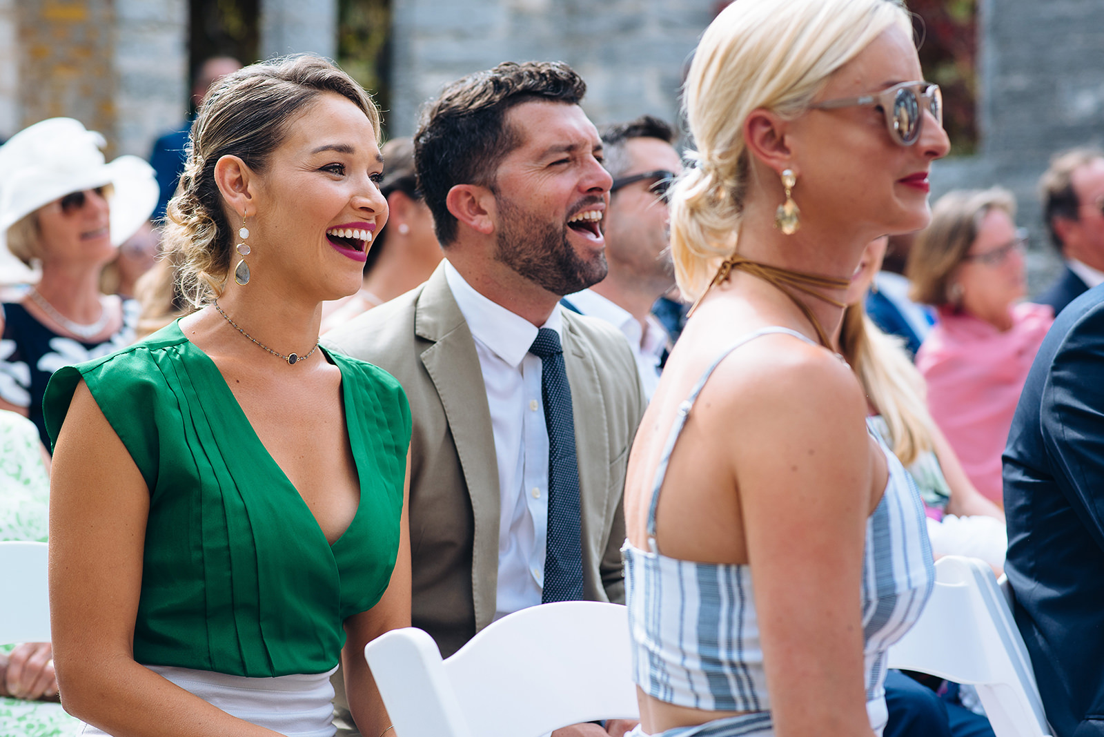 The wedding of Alex & Ben at The Unfinished Church, St. George's