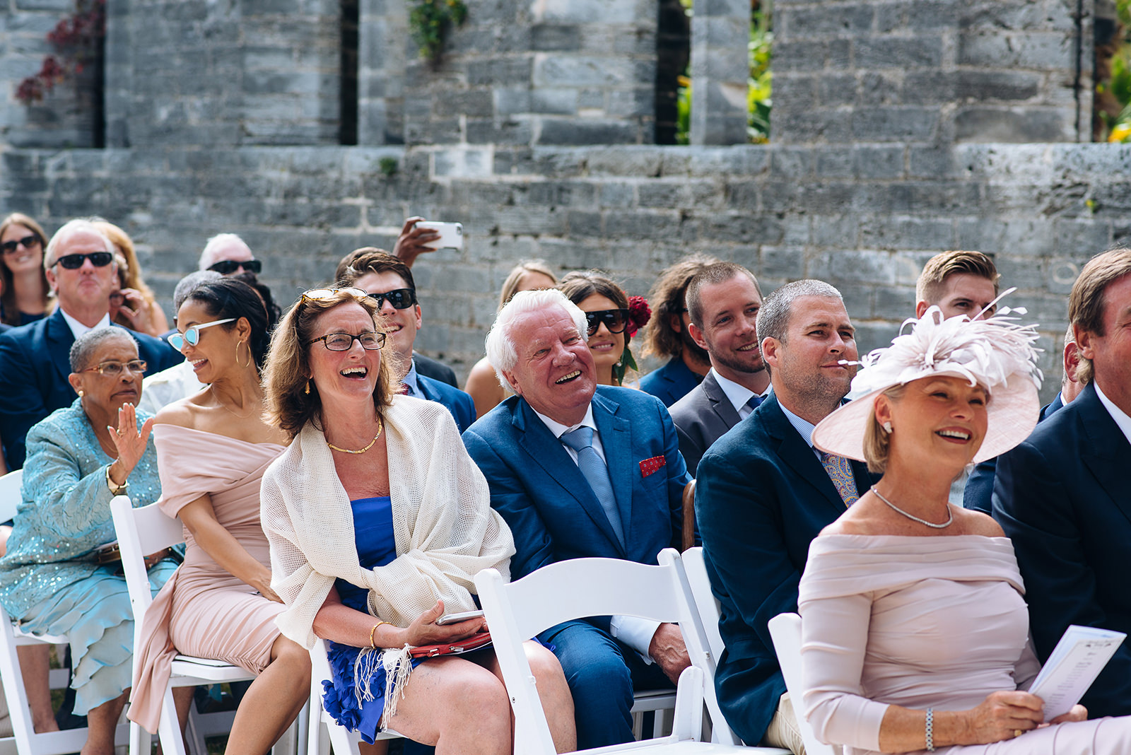 The wedding of Alex & Ben at The Unfinished Church, St. George's