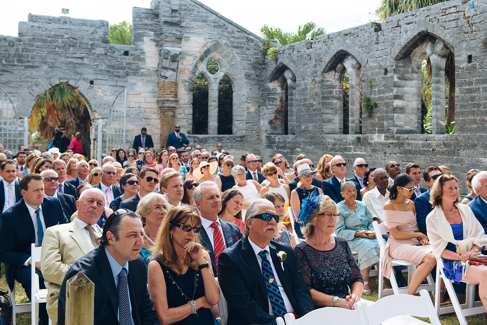 The wedding of Alex & Ben at The Unfinished Church, St. George's