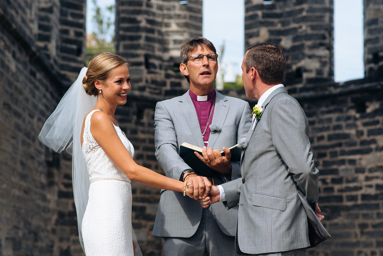 The wedding of Alex & Ben at The Unfinished Church, St. George's