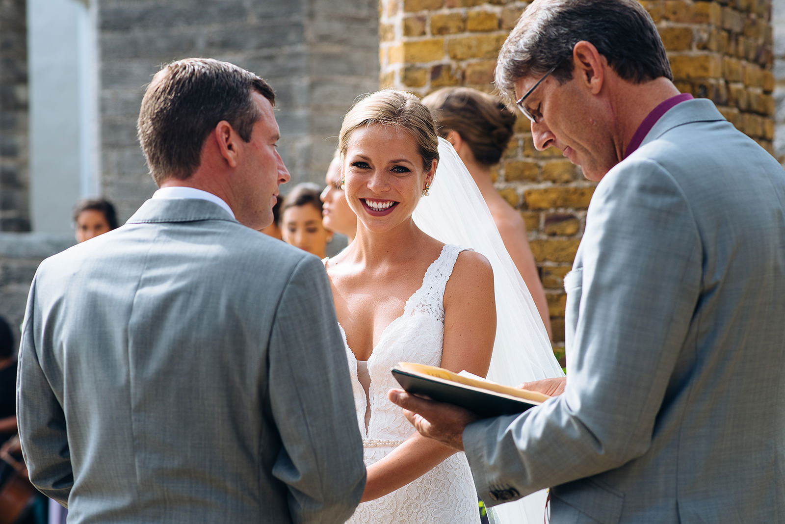 The wedding of Alex & Ben at The Unfinished Church, St. George's