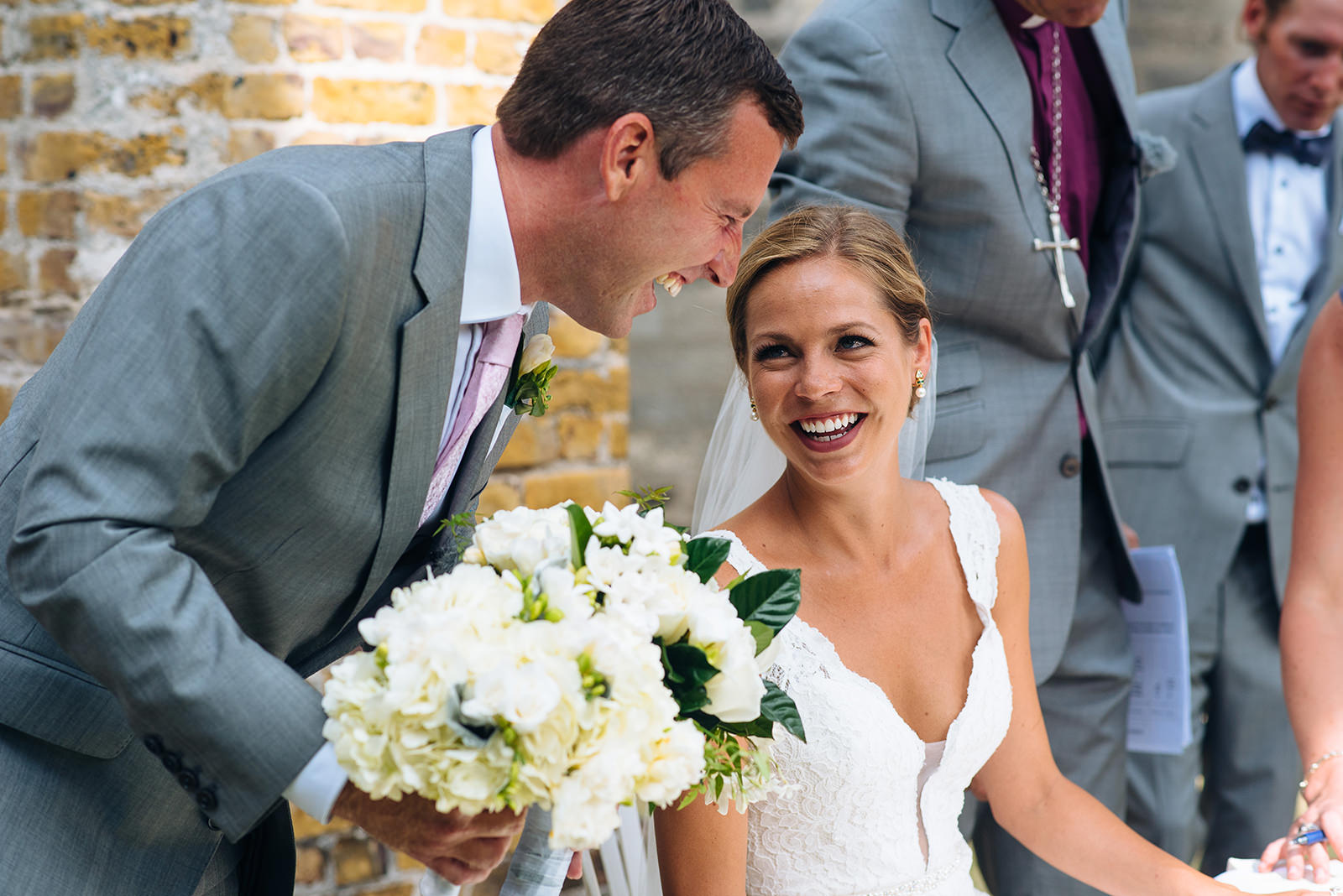 The wedding of Alex & Ben at The Unfinished Church, St. George's