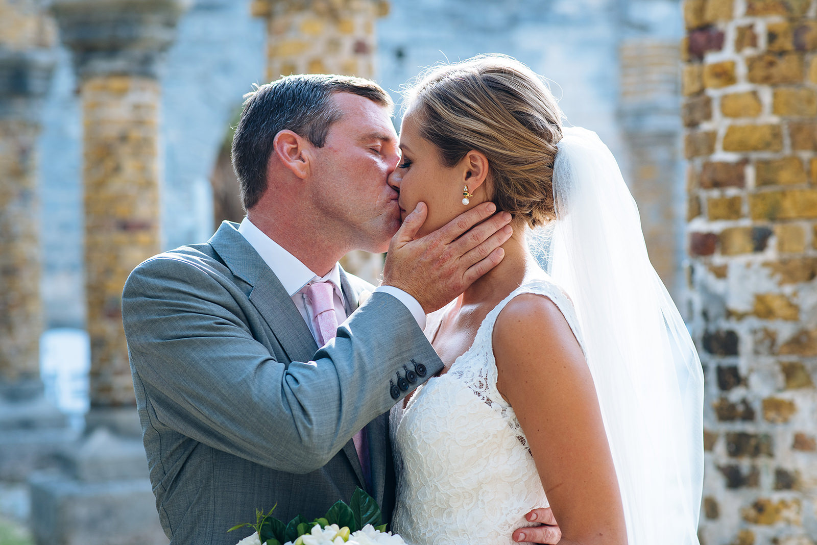 The wedding of Alex & Ben at The Unfinished Church, St. George's