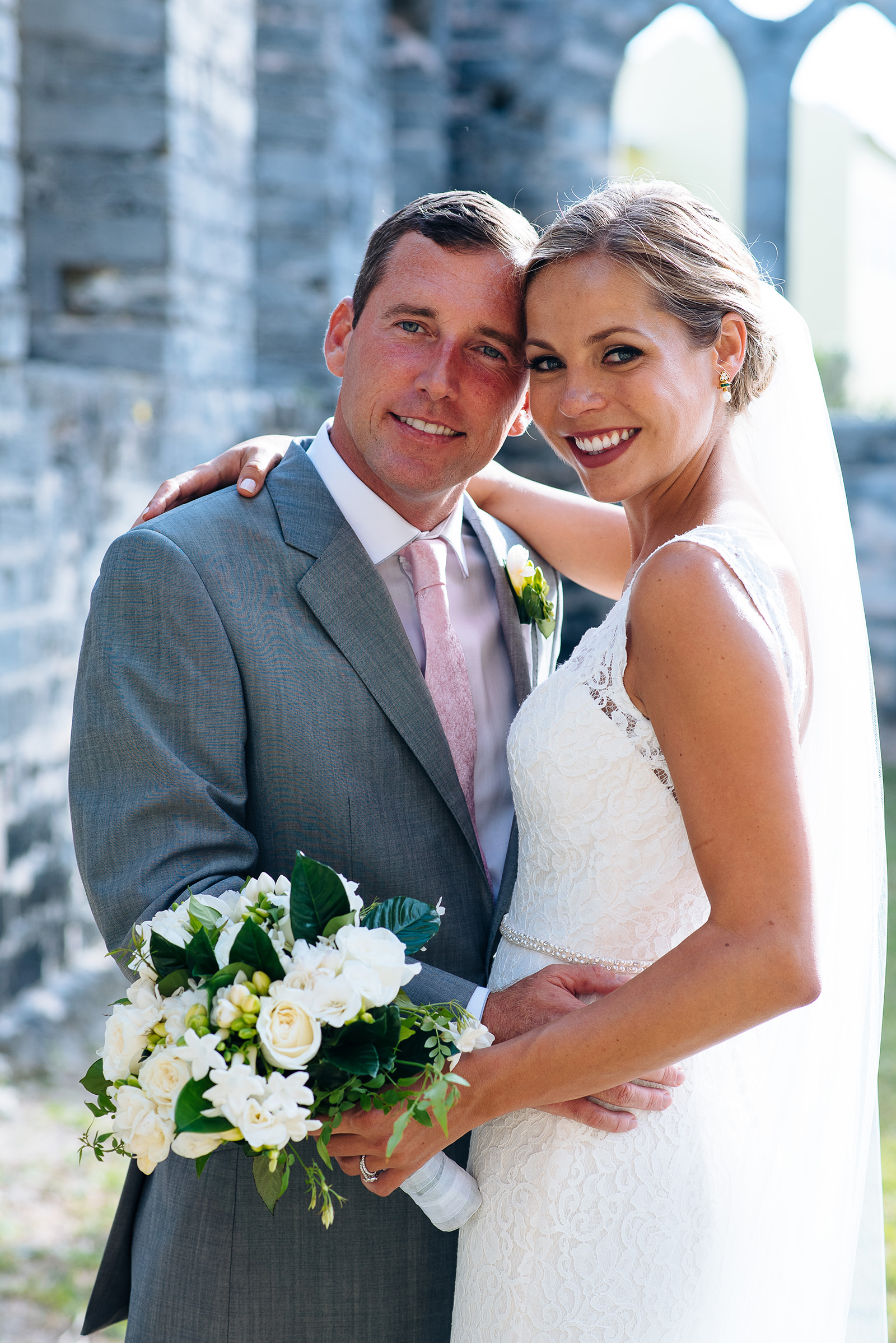 The wedding of Alex & Ben at The Unfinished Church, St. George's