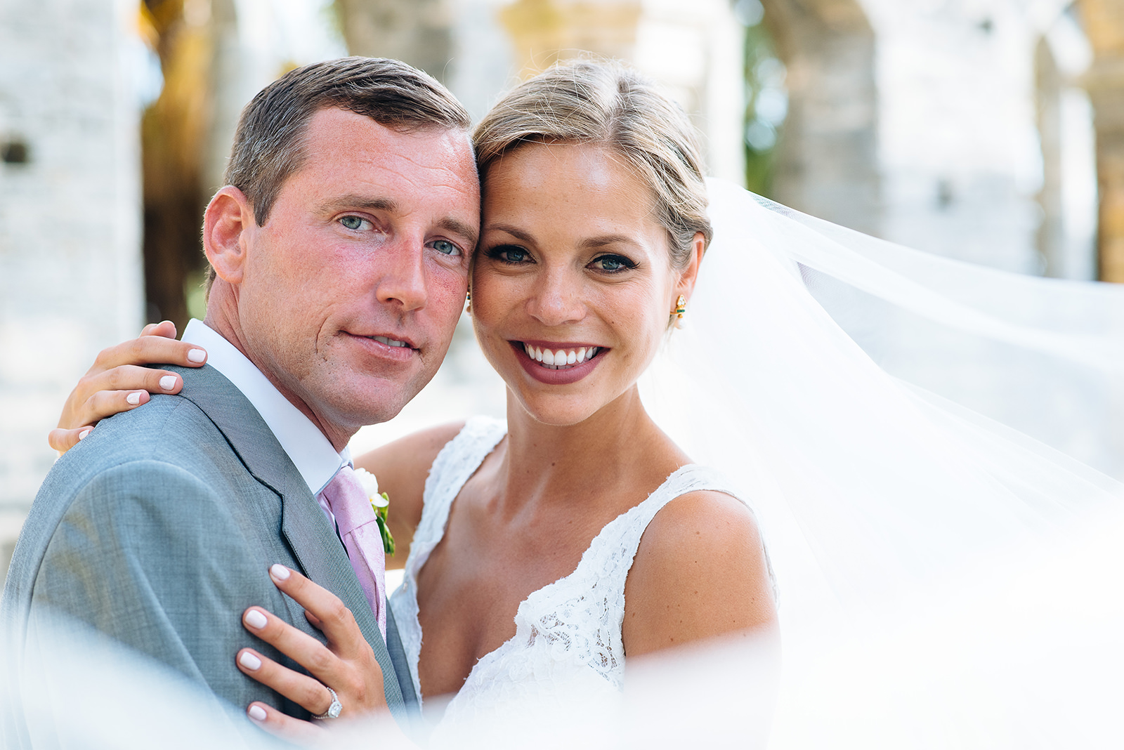 The wedding of Alex & Ben at The Unfinished Church, St. George's