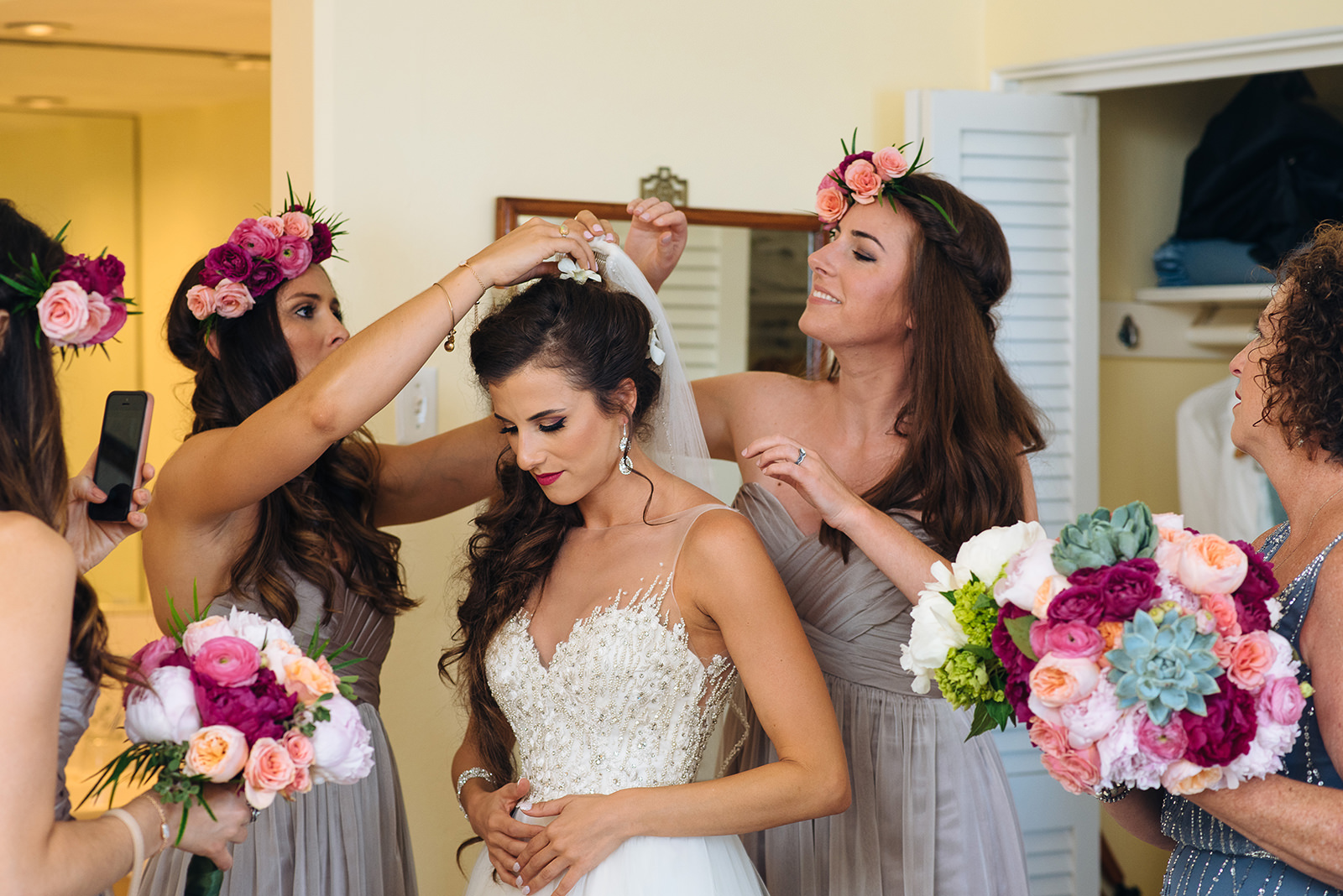 The wedding of Annie & Bruce at Coral Beach Club, Paget