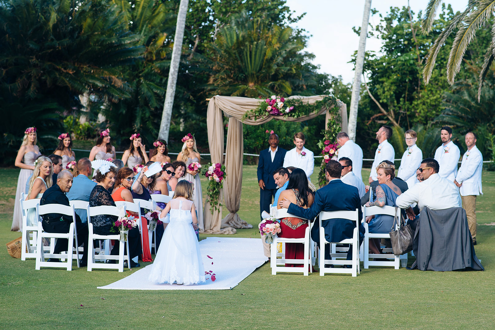 The wedding of Annie & Bruce at Coral Beach Club, Paget
