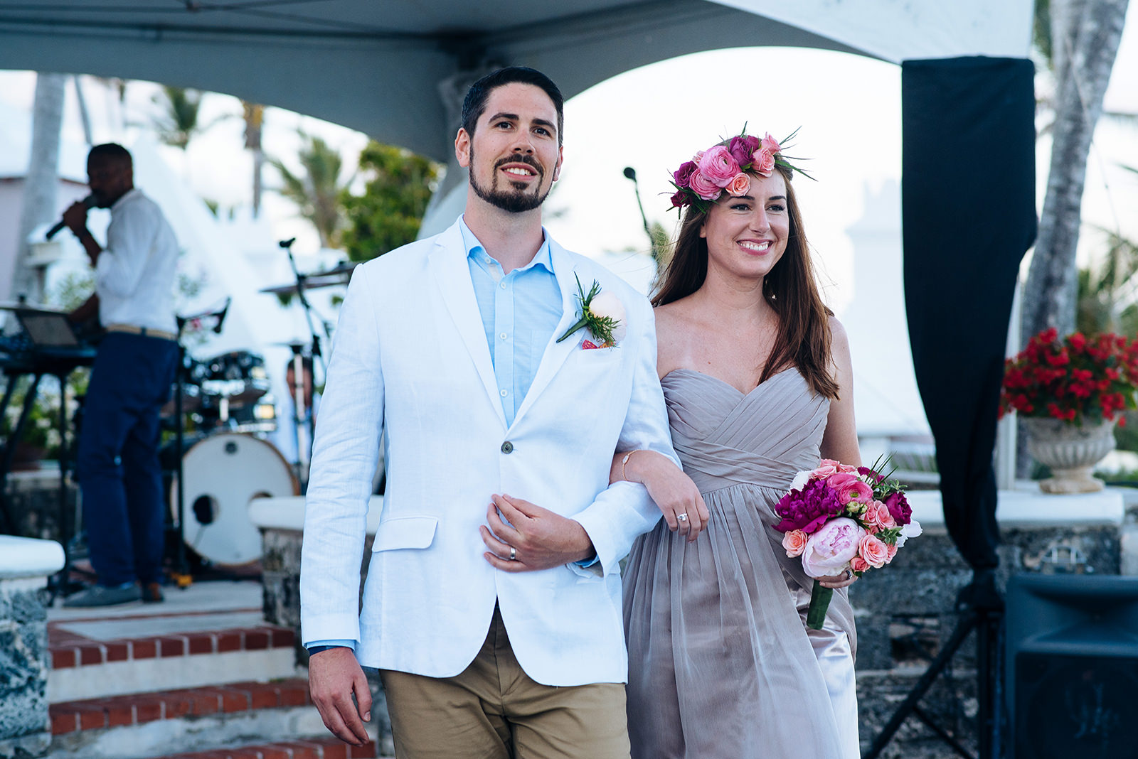 The wedding of Annie & Bruce at Coral Beach Club, Paget
