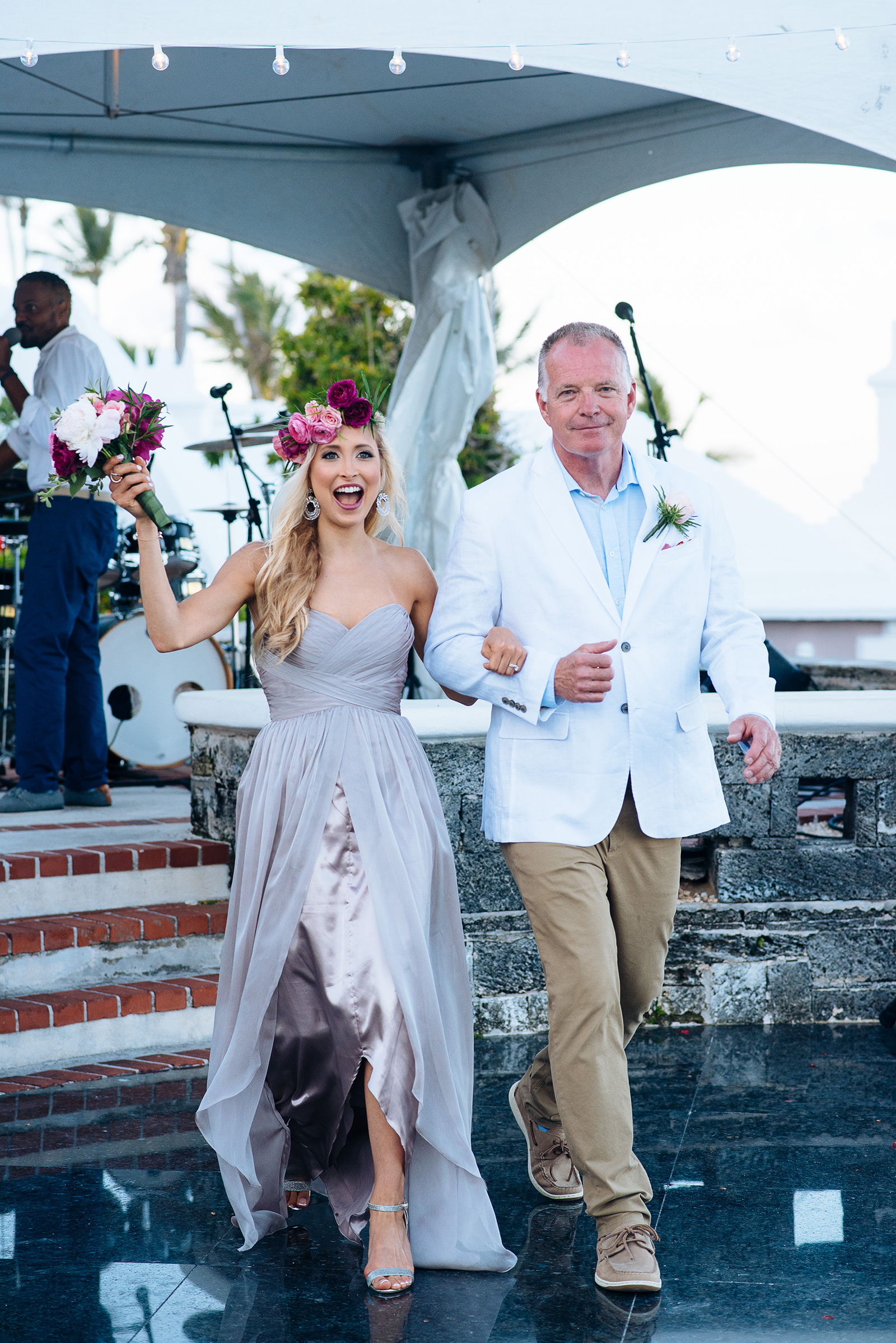 The wedding of Annie & Bruce at Coral Beach Club, Paget