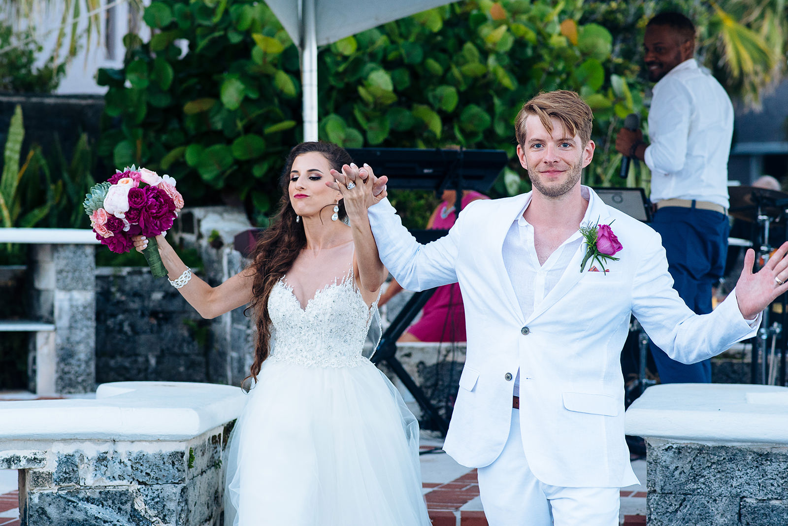 The wedding of Annie & Bruce at Coral Beach Club, Paget