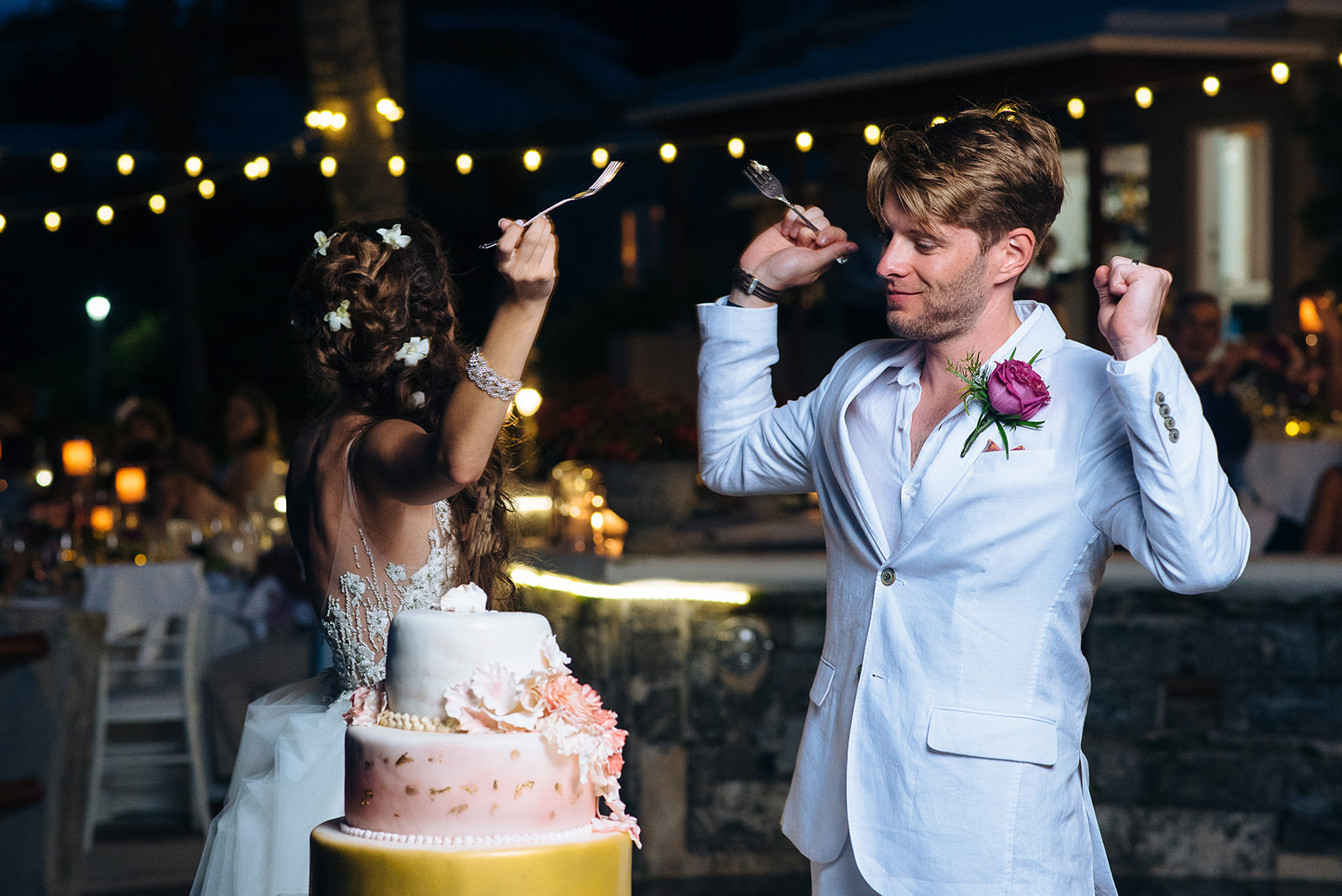 The wedding of Annie & Bruce at Coral Beach Club, Paget