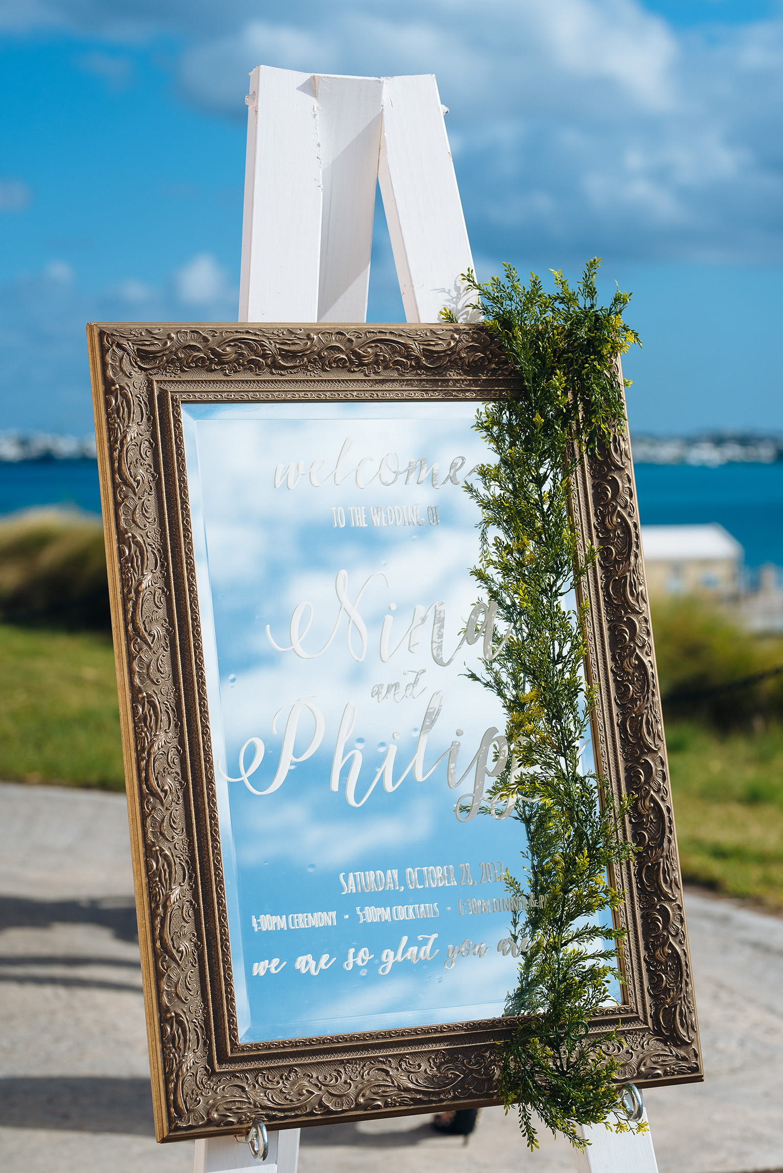 The wedding of Nina & Phil at The Commissioner's House, Royal Naval Dockyard