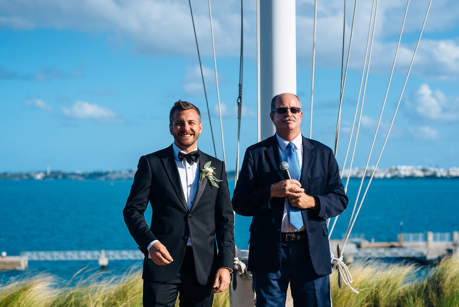 The wedding of Nina & Phil at The Commissioner's House, Royal Naval Dockyard