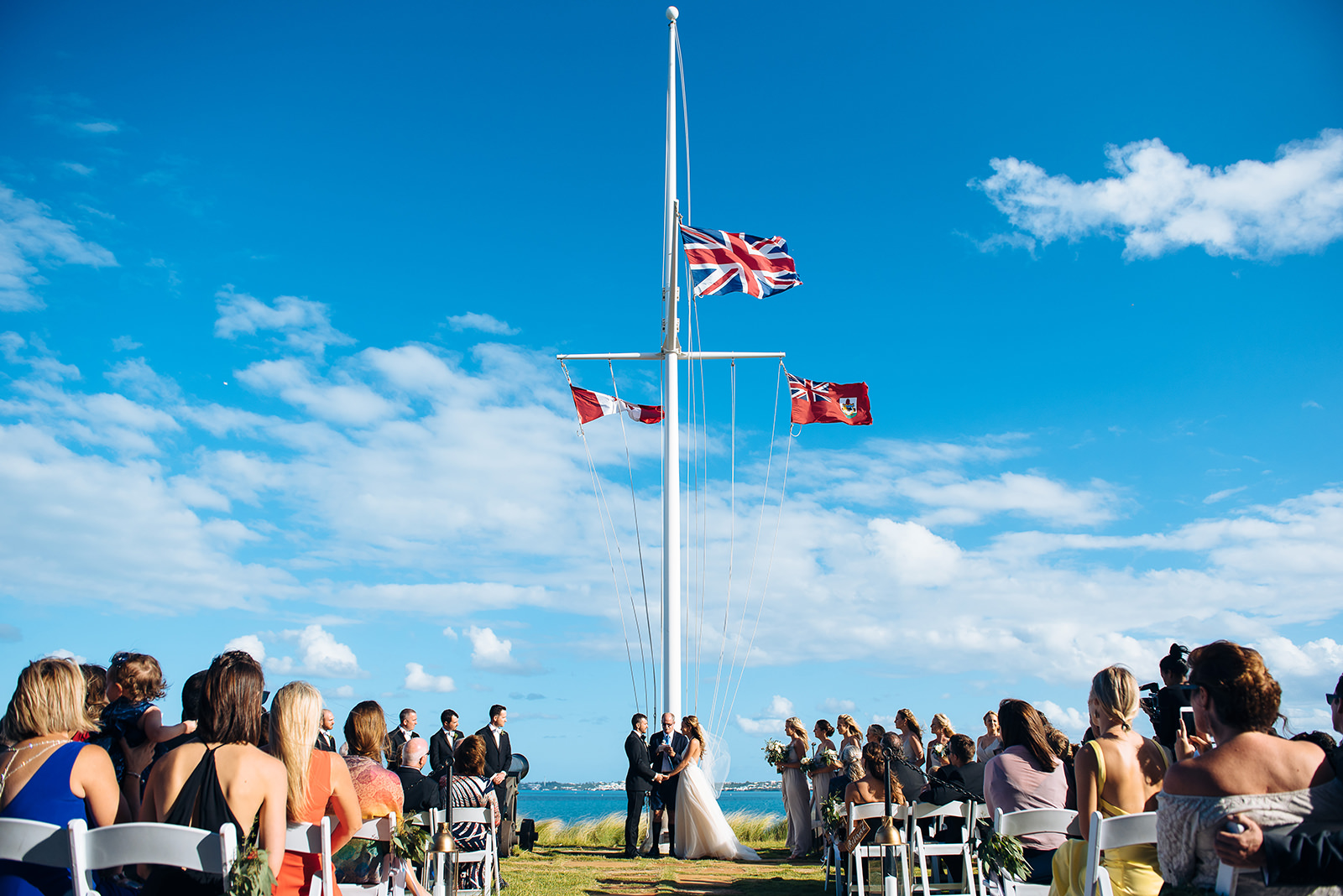 The wedding of Nina & Phil at The Commissioner's House, Royal Naval Dockyard