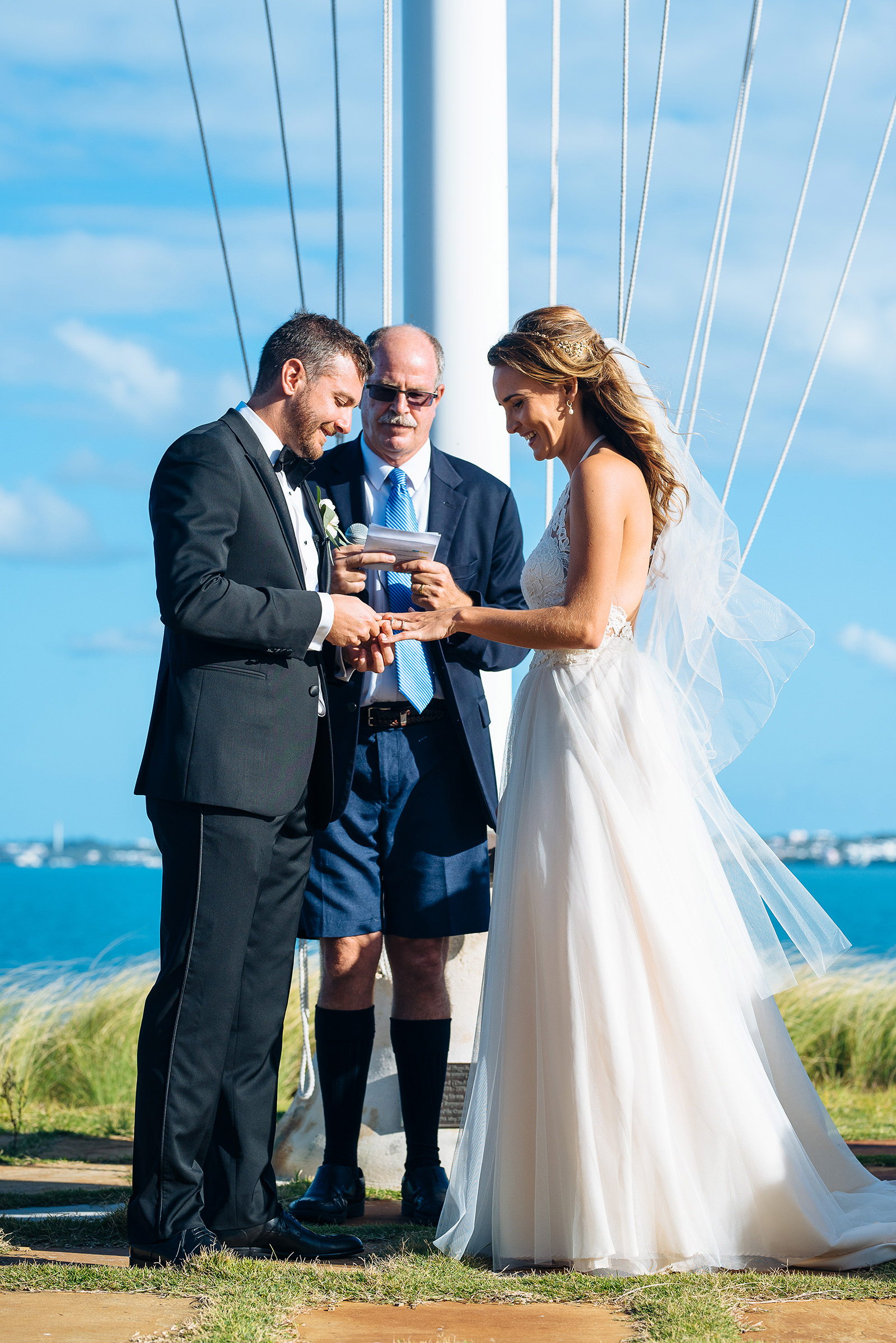 The wedding of Nina & Phil at The Commissioner's House, Royal Naval Dockyard