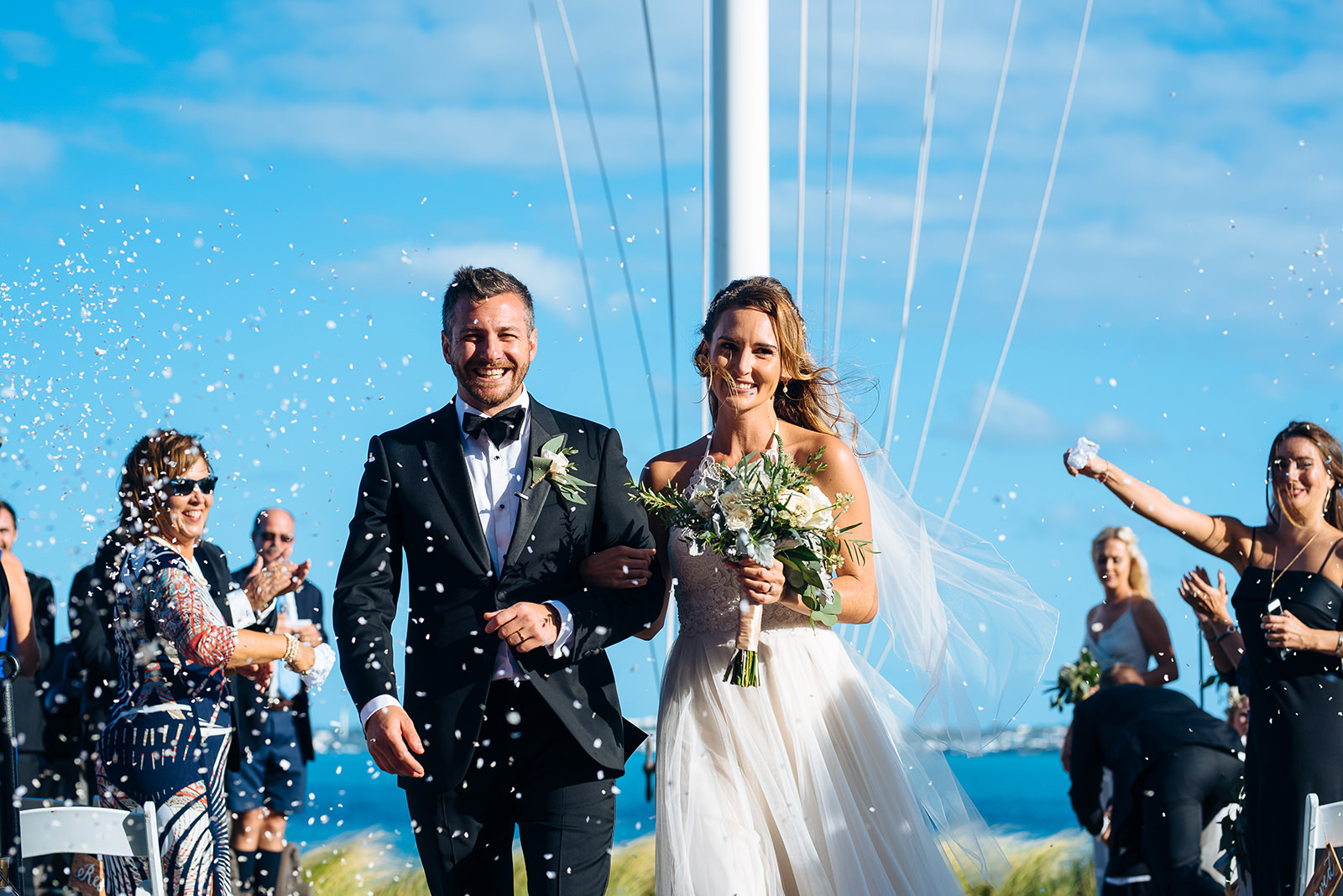The wedding of Nina & Phil at The Commissioner's House, Royal Naval Dockyard