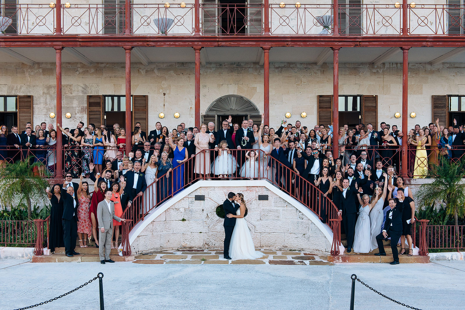 The wedding of Nina & Phil at The Commissioner's House, Royal Naval Dockyard