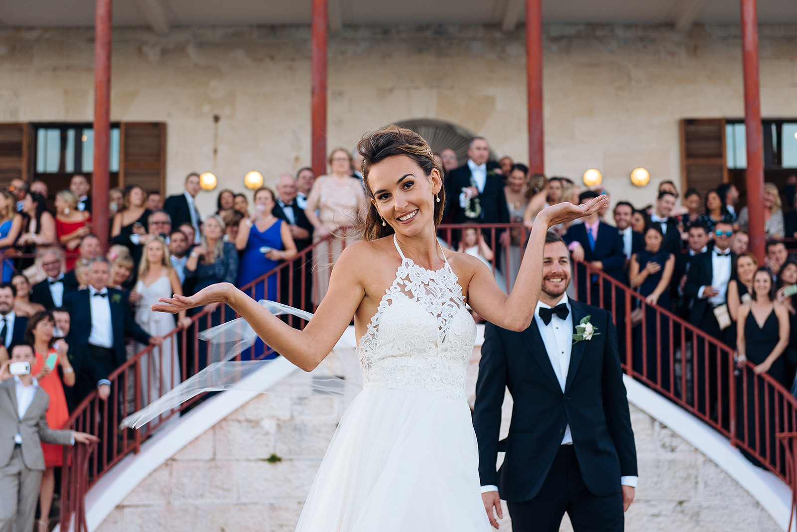 The wedding of Nina & Phil at The Commissioner's House, Royal Naval Dockyard