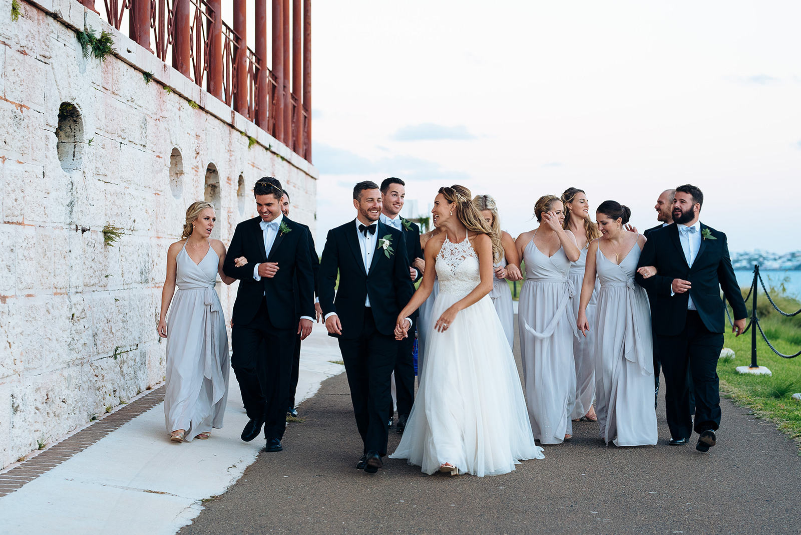 The wedding of Nina & Phil at The Commissioner's House, Royal Naval Dockyard