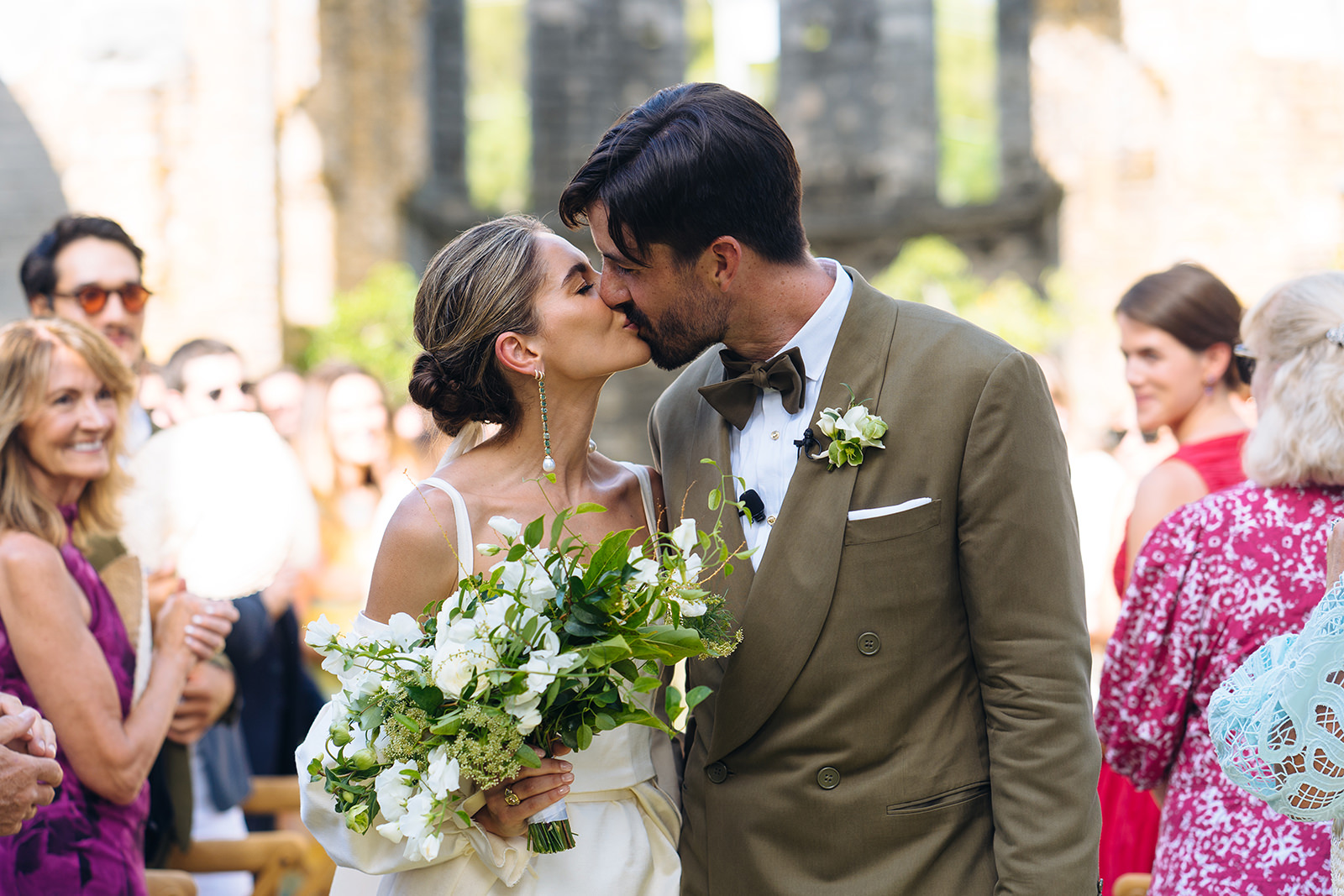 The wedding of Octavia & Matt at The Unfinished Church, St. George's