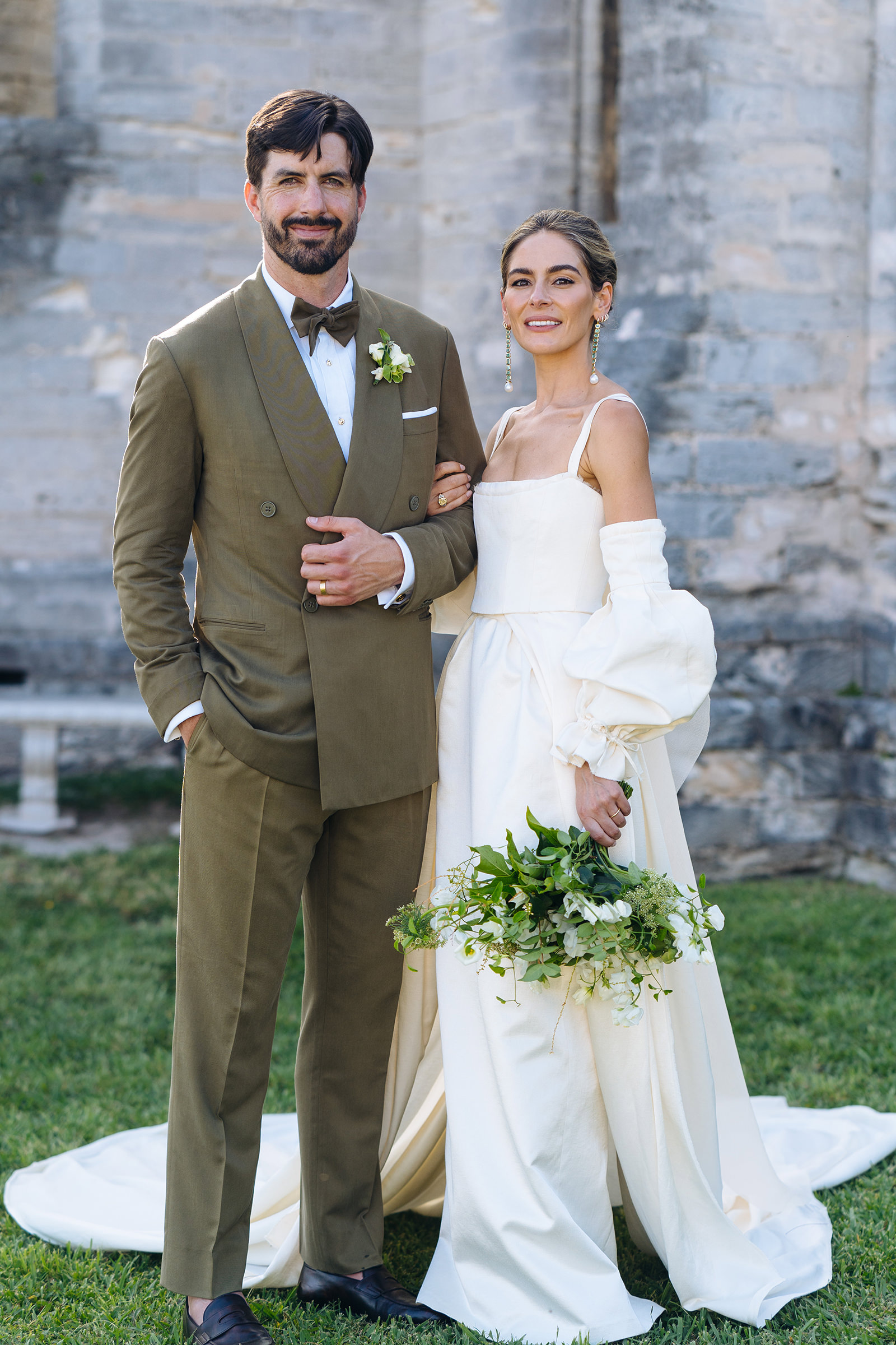 The wedding of Octavia & Matt at The Unfinished Church, St. George's