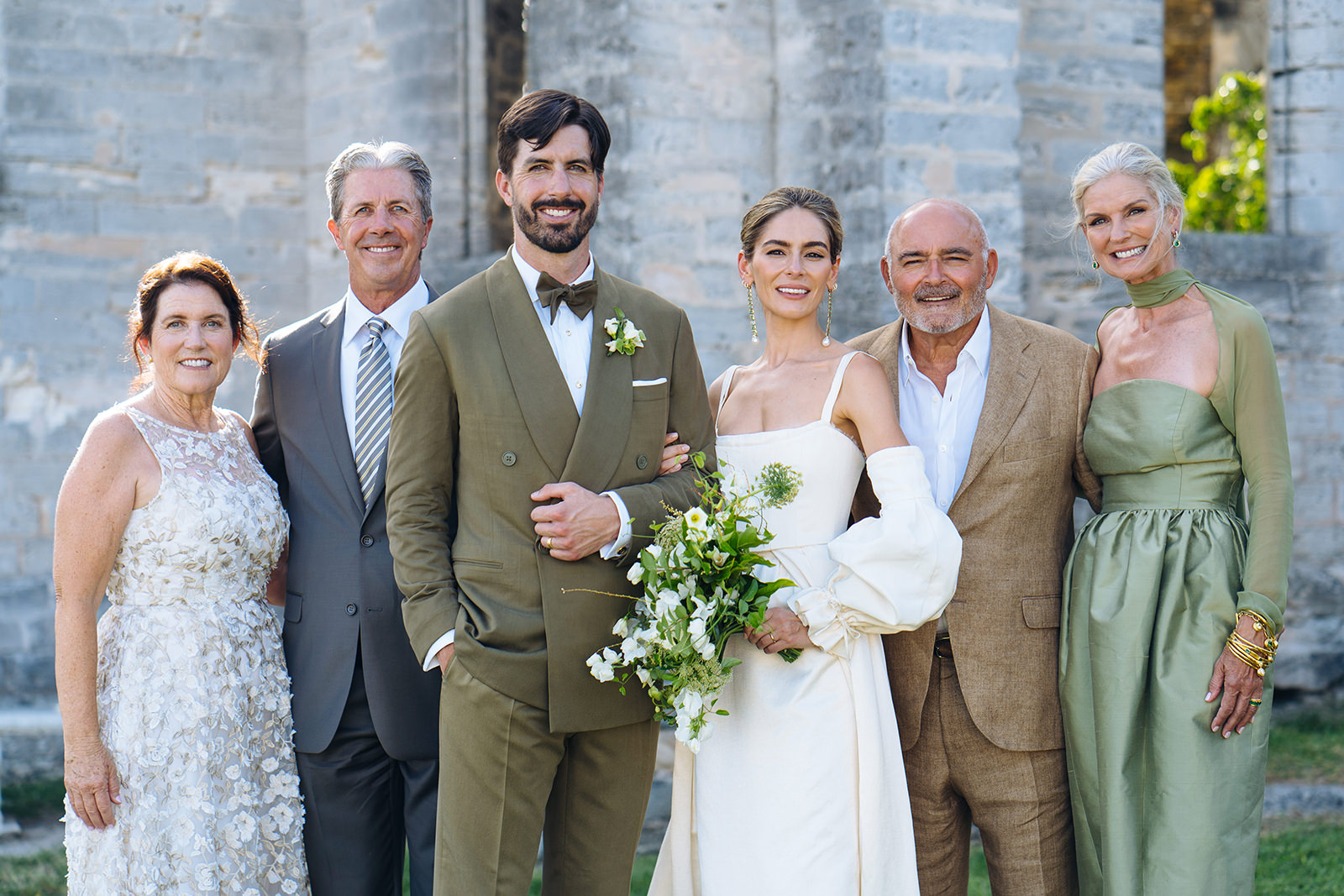 The wedding of Octavia & Matt at The Unfinished Church, St. George's