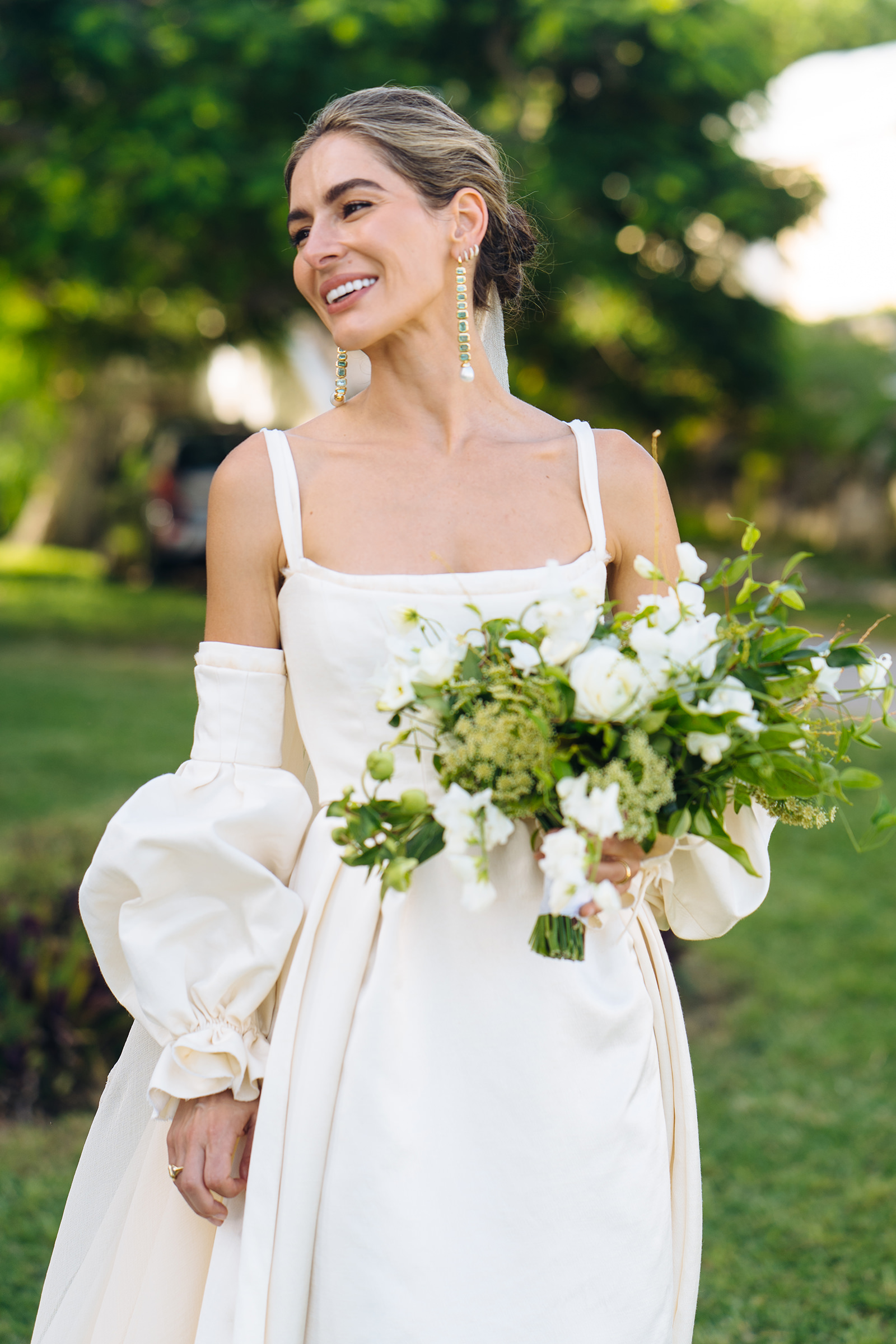The wedding of Octavia & Matt at The Unfinished Church, St. George's