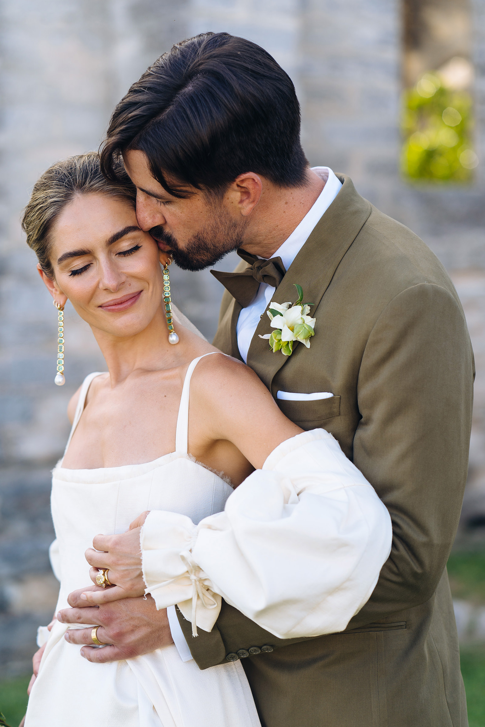 The wedding of Octavia & Matt at The Unfinished Church, St. George's