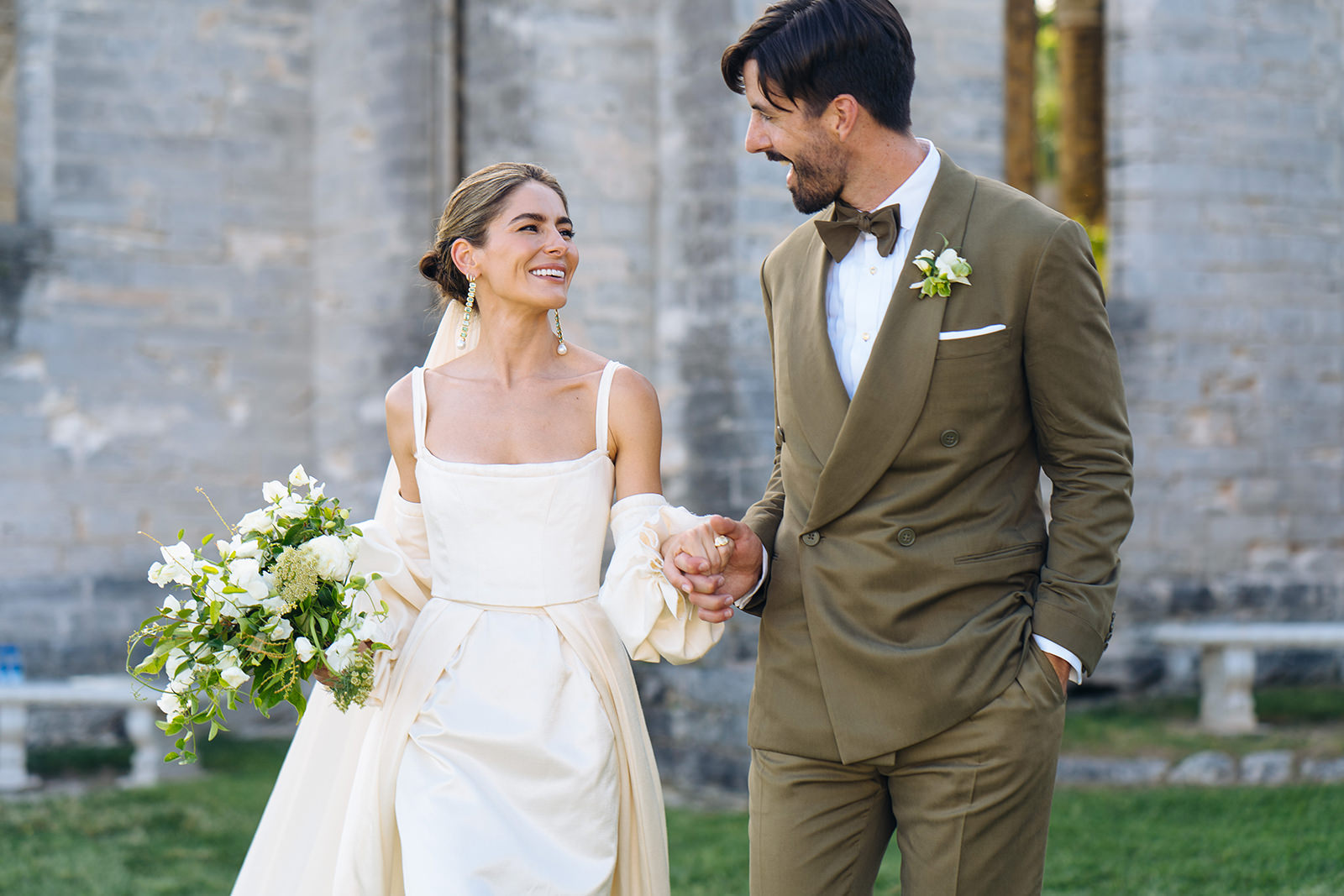The wedding of Octavia & Matt at The Unfinished Church, St. George's