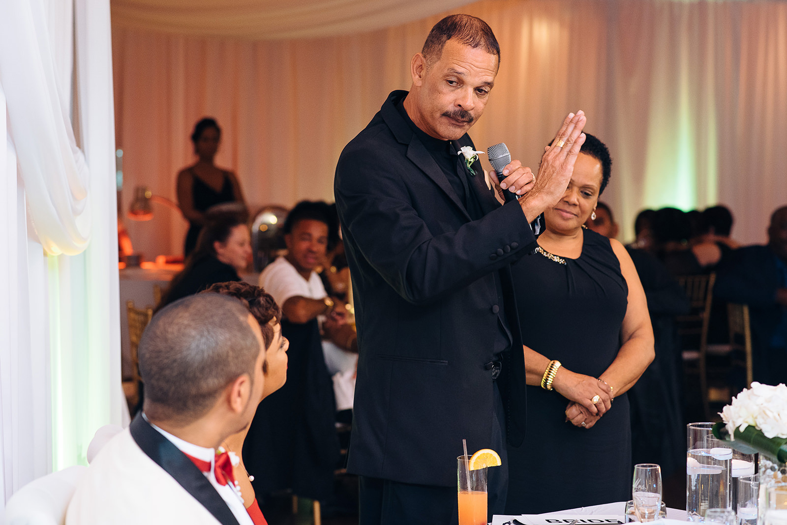 The wedding of Sakina & William