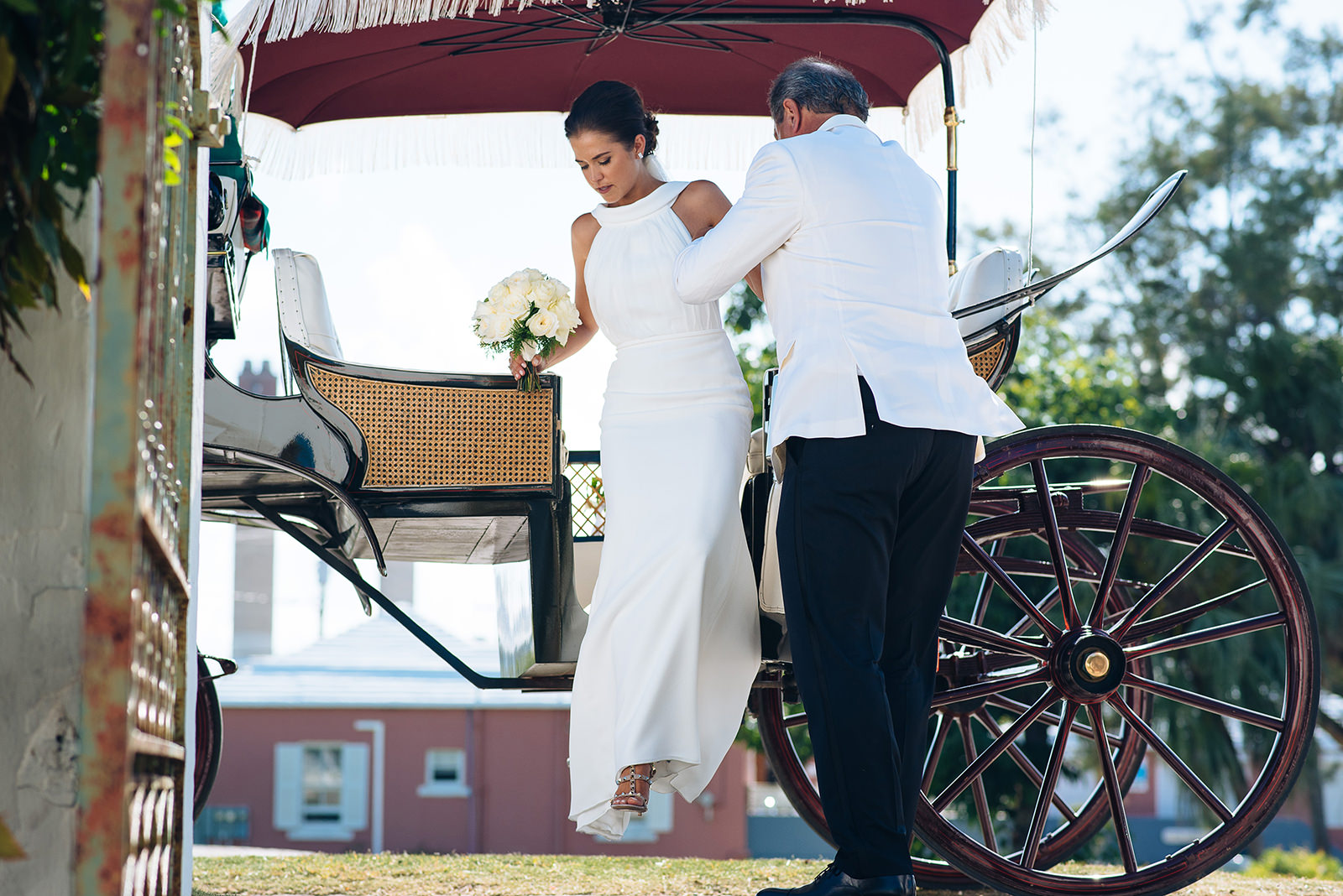 The wedding of Sophia & Justin at St. John's Anglican Church, Pembroke