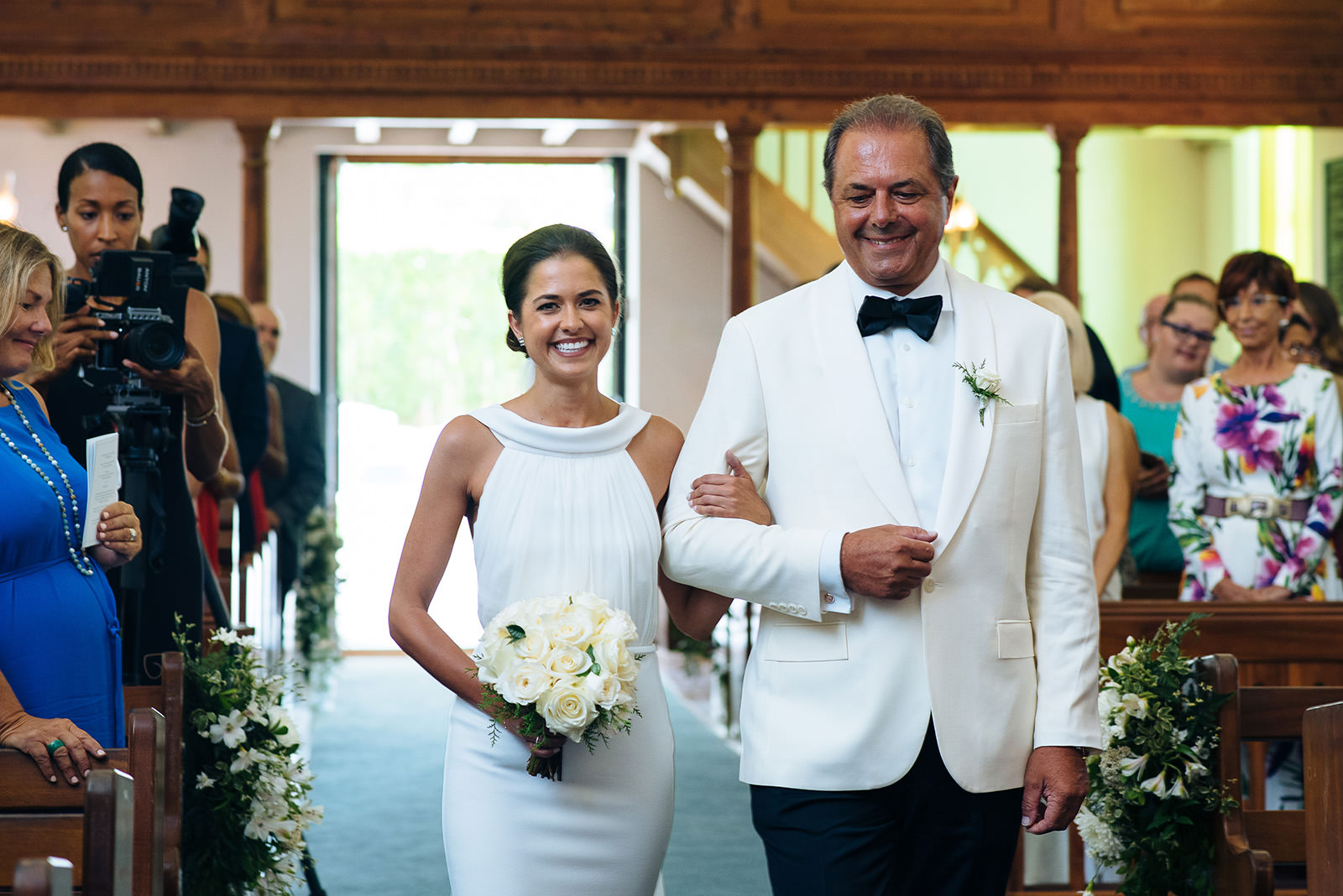 The wedding of Sophia & Justin at St. John's Anglican Church, Pembroke