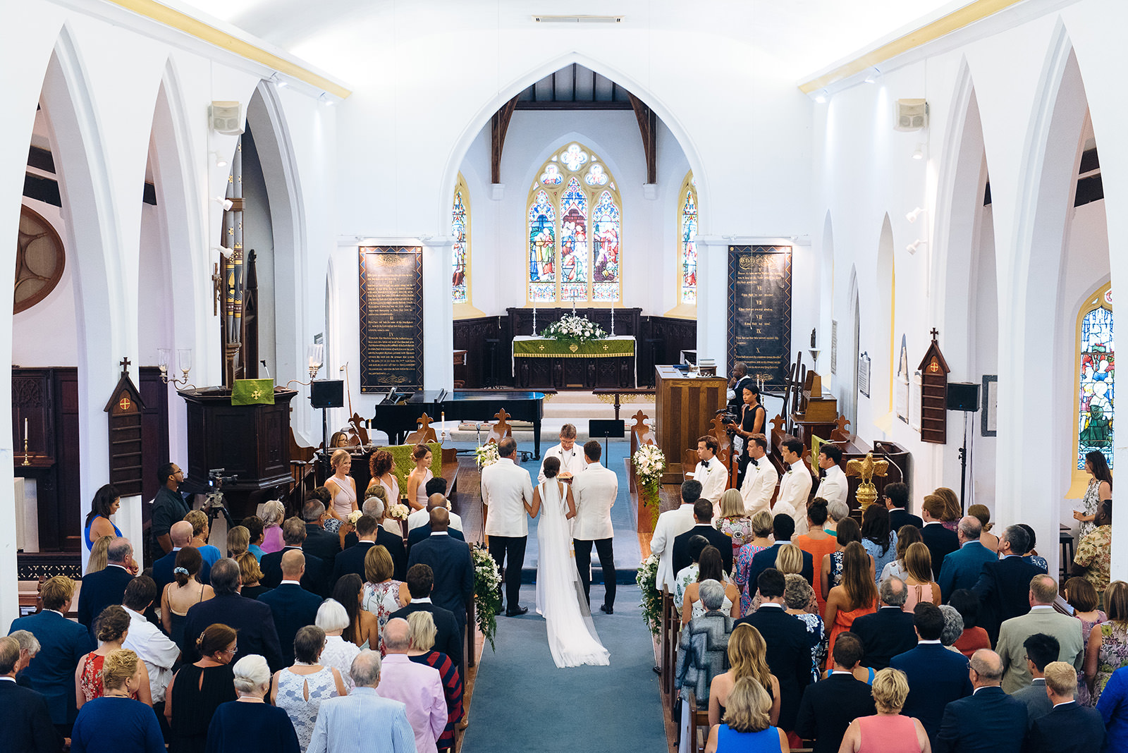 The wedding of Sophia & Justin at St. John's Anglican Church, Pembroke