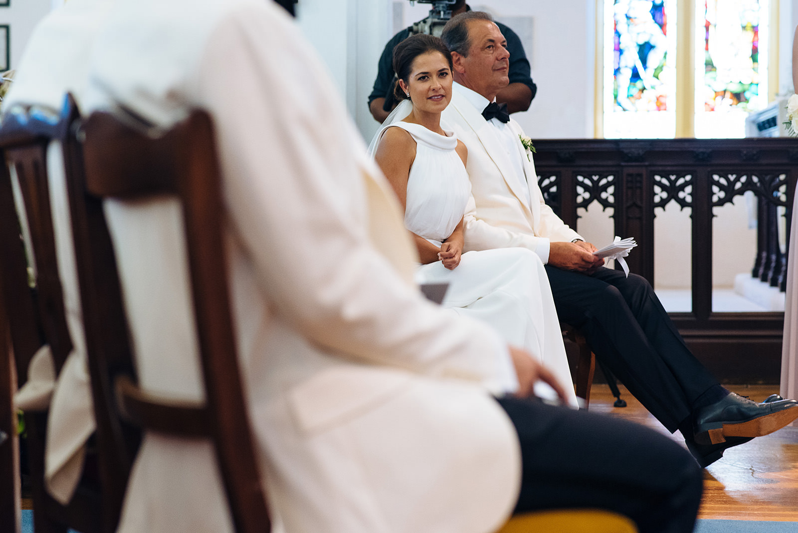 The wedding of Sophia & Justin at St. John's Anglican Church, Pembroke