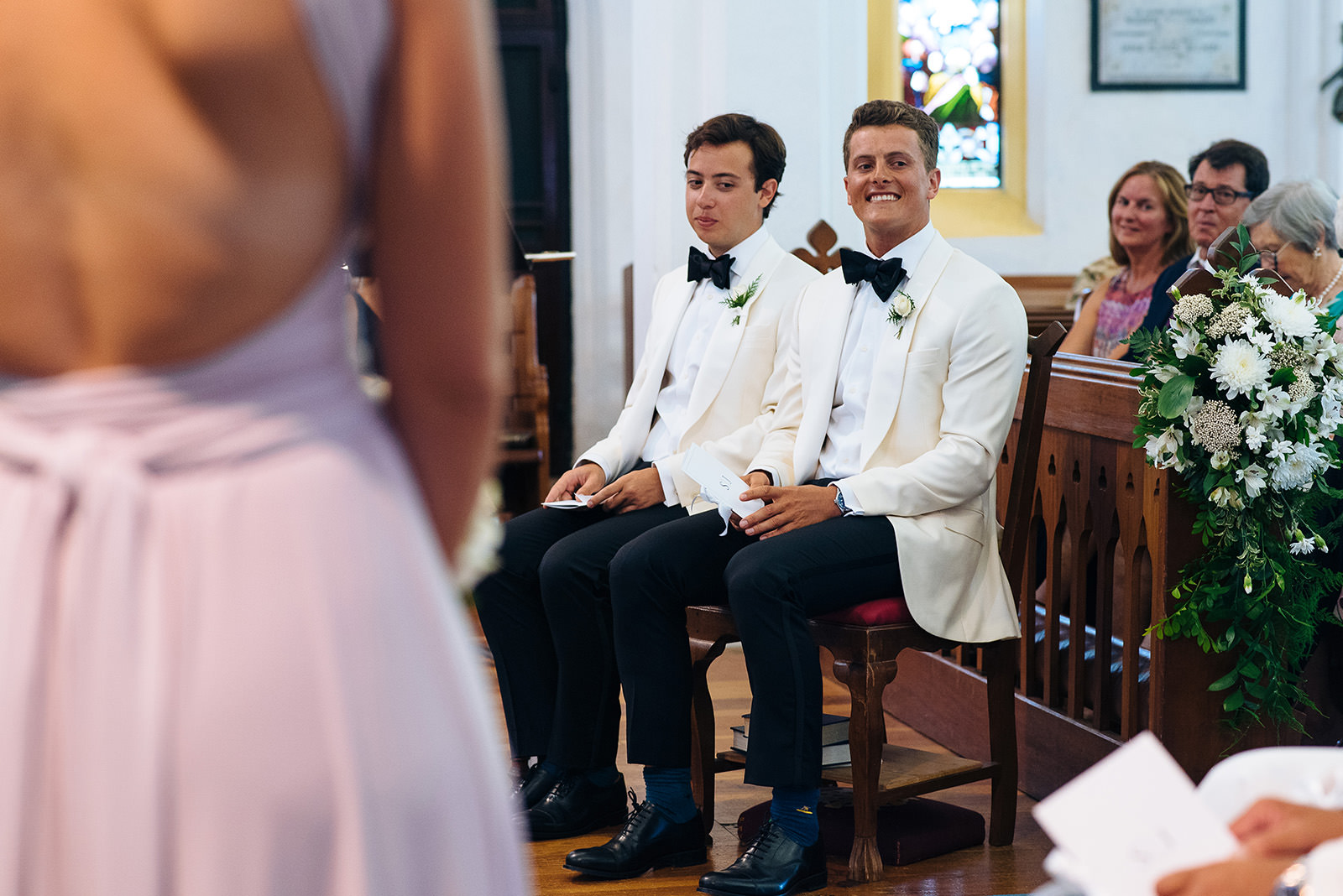 The wedding of Sophia & Justin at St. John's Anglican Church, Pembroke