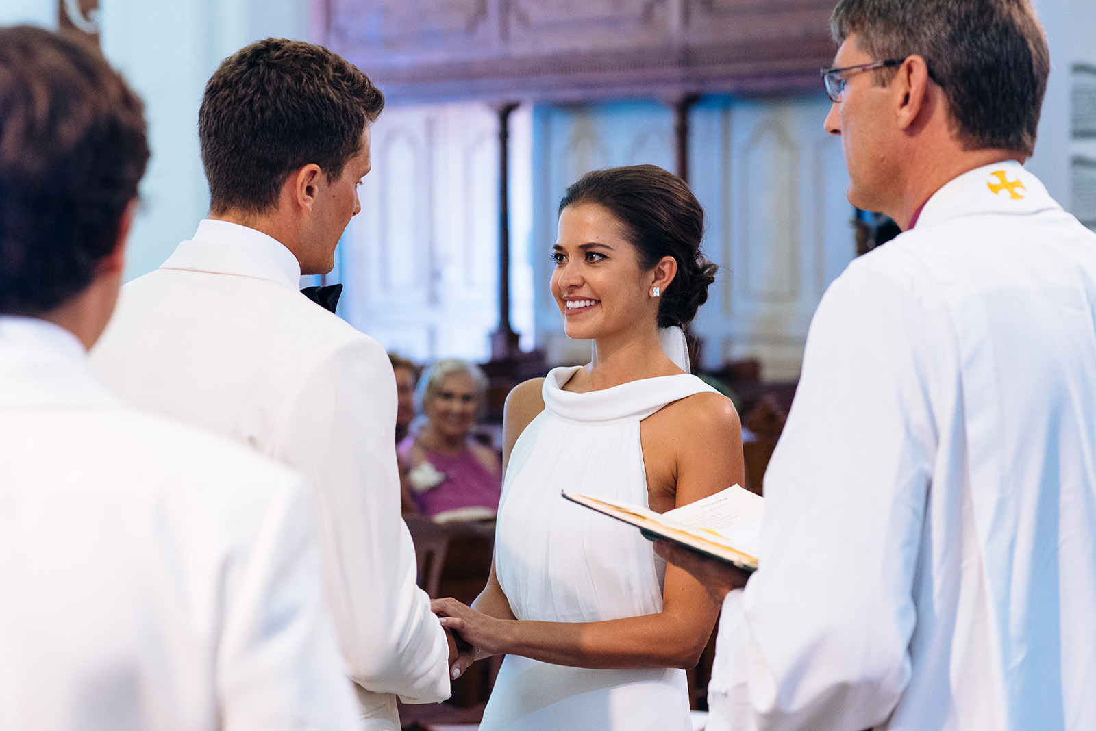 The wedding of Sophia & Justin at St. John's Anglican Church, Pembroke