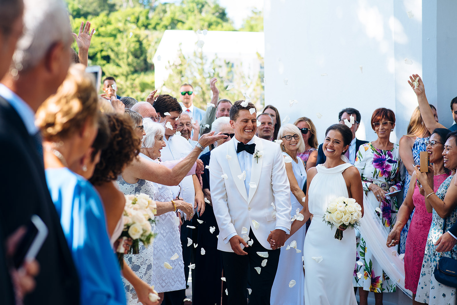 The wedding of Sophia & Justin at St. John's Anglican Church, Pembroke