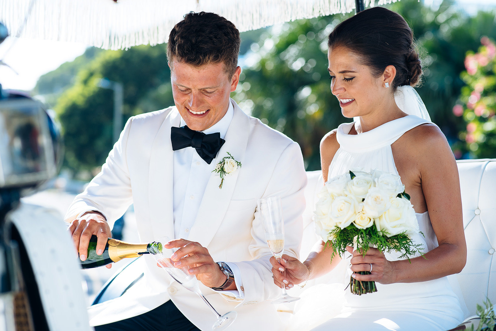 The wedding of Sophia & Justin at St. John's Anglican Church, Pembroke