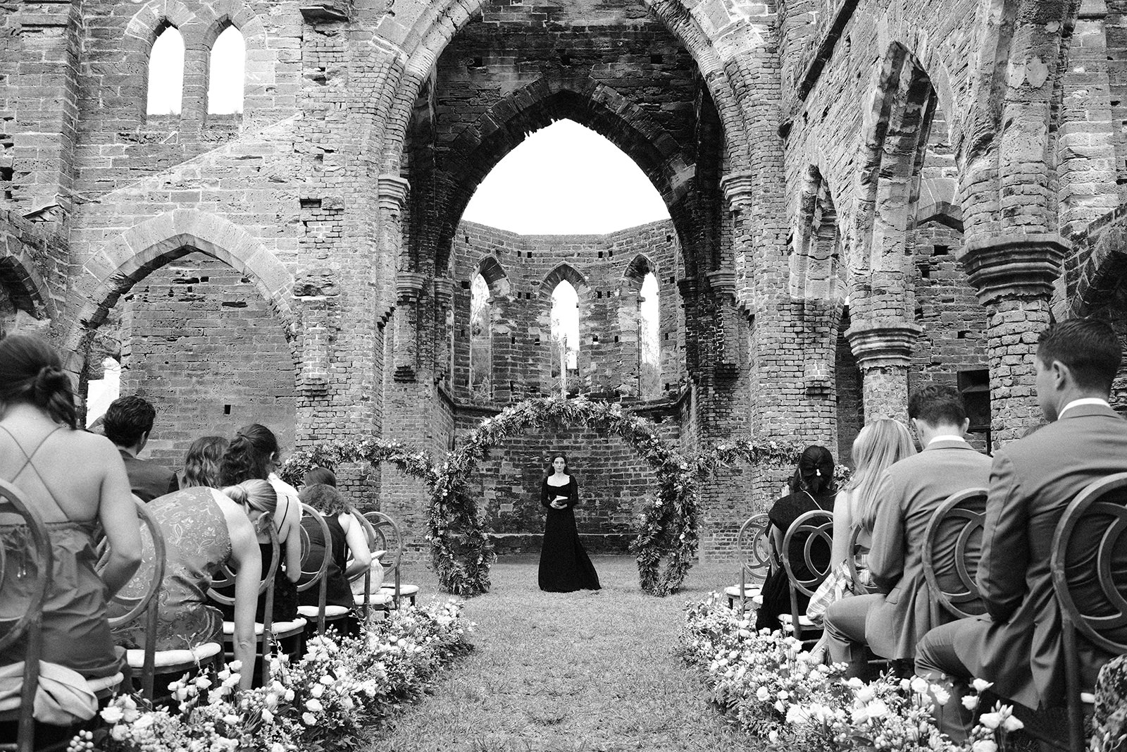 The wedding of Zoe & Omar at The Unfinished Church, St. George's